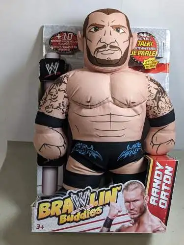 WWE Brawlin Buddies Randy Orton  ca. 40cm  OVP   Mattel W8017  F12