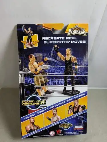 WWE  Super Strikers Undertaker  Actionfigur Mattel BJM85  K23