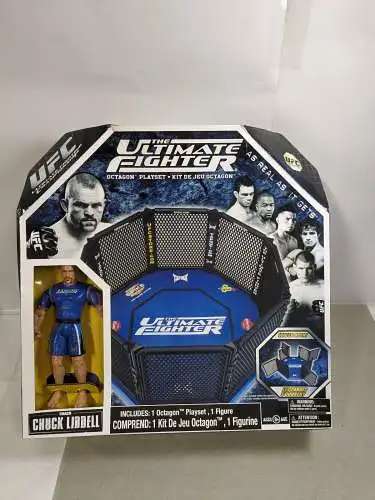 Ultimate Fighter Octagon Playset Coach Chuck Liddell Jakks OVP F28