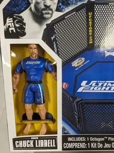 Ultimate Fighter Octagon Playset Coach Chuck Liddell Jakks OVP F28