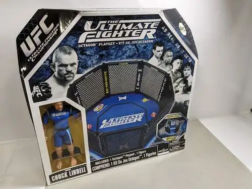 Ultimate Fighter Octagon Playset Coach Chuck Liddell Jakks OVP F28