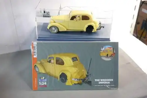TIM & STRUPPI Tintin Der Unfallwagen Imperia Modellauto 29961 Moulinsart 1/24