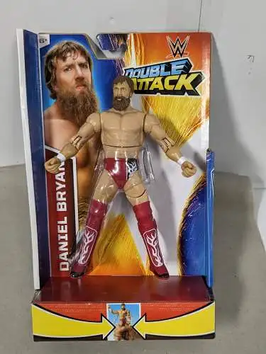 WWE  Double Attack Daniel Bryan  Actionfigur Mattel  CDJ66  K22