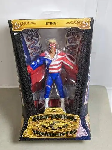 WWE  Defining Moments Sting  Actionfigur Mattel K8