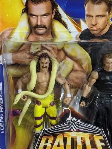 WWE  Battle Pack Jake Roberts & Dean Ambrose   Mattel BHM56 K16