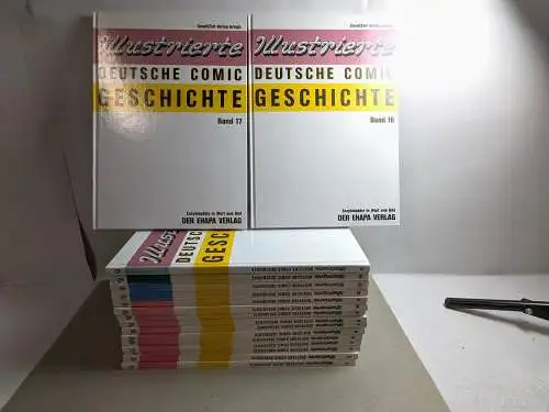 Illustrierte deutsche Comic Geschichte Band 1-17 HC ComicZeit Verlag Z : 1-2 B18