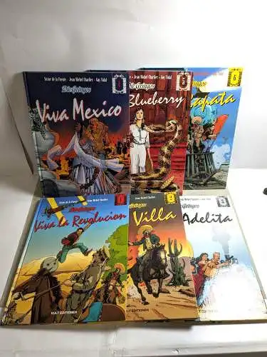 Die Gringos  Band 1-6 HC mit  Viva Blueberry  Kult Edition Z : 1-2  B18