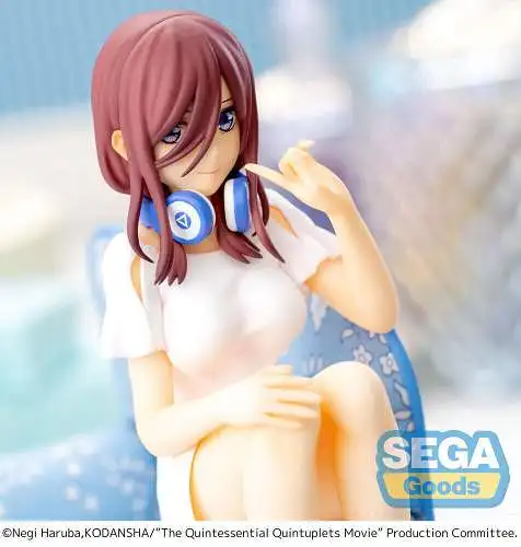 sega  The Quintessential Quintuplets SPM  Miku Nakano 19 cm OAD