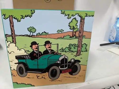 TIM & STRUPPI Tintin Schulze und Schultze Citroen 5CV Auto 44505 Moulinsart 1/12