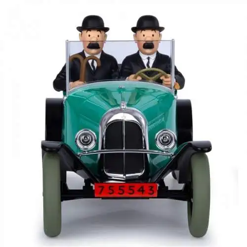 TIM & STRUPPI Tintin Schulze und Schultze Citroen 5CV Auto 44505 Moulinsart 1/12