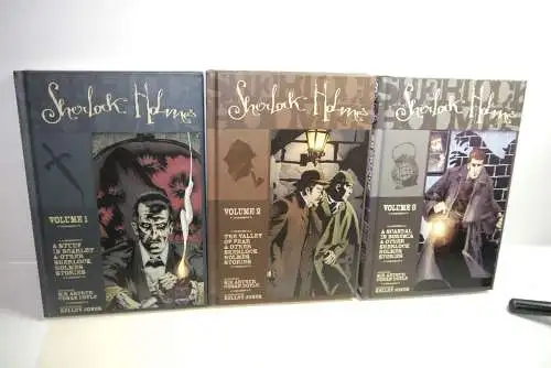 Sherlock Holmes Volume 1 ,2 ,3 IDW Publishing Handcover englisch     B3