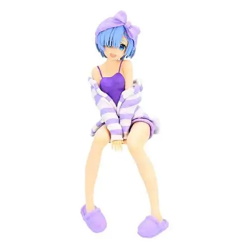 Furyu Re:Zero Noodle Stopper Rem Room Wear Purple Color Ver. 14 cm OAD