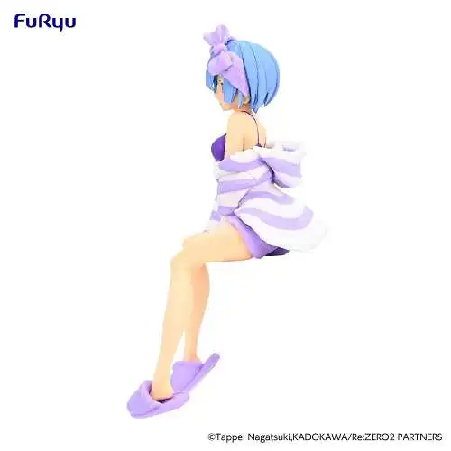 Furyu Re:Zero Noodle Stopper Rem Room Wear Purple Color Ver. 14 cm OAD