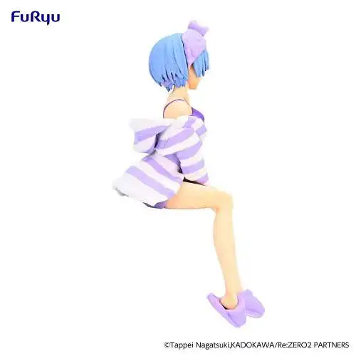 Furyu Re:Zero Noodle Stopper Rem Room Wear Purple Color Ver. 14 cm OAD