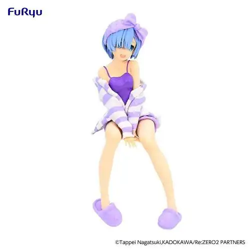 Furyu Re:Zero Noodle Stopper Rem Room Wear Purple Color Ver. 14 cm OAD