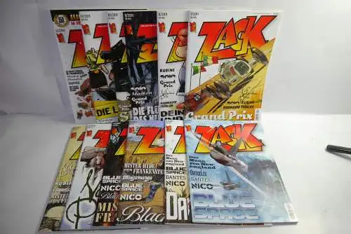 ZACK Comic Magazin Nr.  139 - 150  komplett  Jahrgang 2011  Z : 1-2  B3