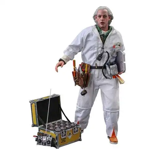 Hot Toys Zurück in die Zukunft Doc Brown  Deluxe Version Movie Masterpiece