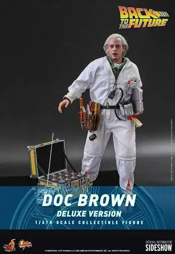 Hot Toys Zurück in die Zukunft Doc Brown  Deluxe Version Movie Masterpiece