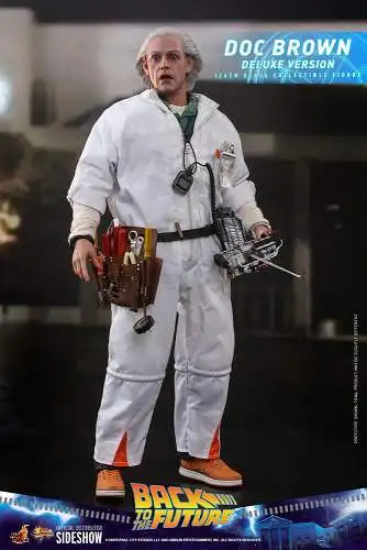 Hot Toys Zurück in die Zukunft Doc Brown  Deluxe Version Movie Masterpiece