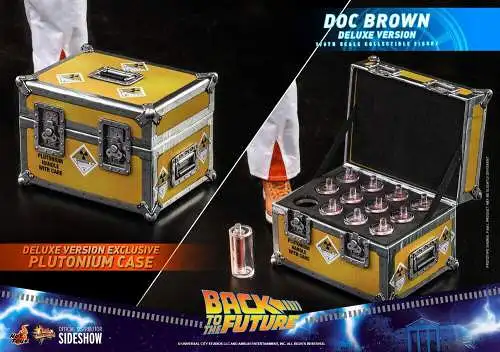 Hot Toys Zurück in die Zukunft Doc Brown  Deluxe Version Movie Masterpiece