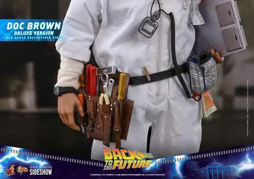 Hot Toys Zurück in die Zukunft Doc Brown  Deluxe Version Movie Masterpiece