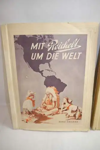 Mit Reichelt um die Welt 3 Album Sammelbild Asien Australien Amerika komp.   B15