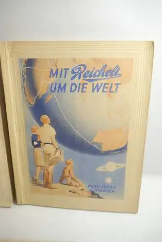 Mit Reichelt um die Welt 3 Album Sammelbild Asien Australien Amerika komp.   B15