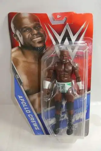 WWE Apollo Crews  Wrestlingfigur 17cm   Actionfigur Mattel K15