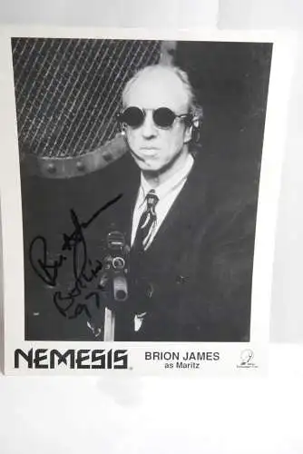 Brion James as Maritz Nemesis  signiert 1997 Autogramm 20x25xm   K15