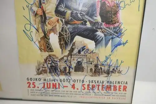 Bad Segeberg Winnetou Karl May Spiele 2005 signiert Plakat Poster 42 x 30cm  F27