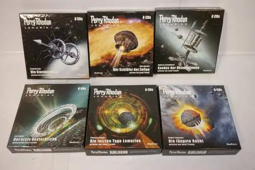 Perry Rhodan Lemuria CD  Box 1-6 je Box 8 CD´s komplett   K15