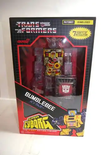 Transformers Super Cyborg Bumblebee (Clear) 28 cm Super7 OAL