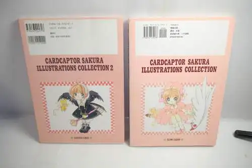 Clamp Cardcaptor Sakura Illustrations Collection Band 1 +2 Japanisch Manga  B17