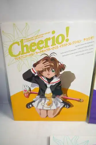 Cheerio ! Band 1-3 TV Animation Cardcaptor Sakura Illustrations Coll  Manga  B17