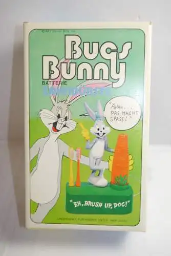 Bugs Bunny  Janex Elektrische Zahnbürste Warner Bros 1973 Neu K5