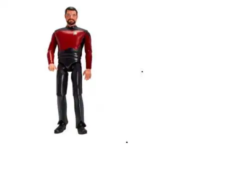 Star Trek universe Next Generation William Riker 13 cm Playmates OAI