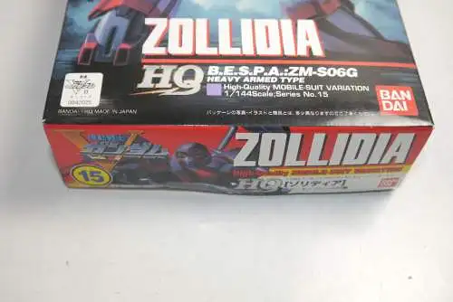 Gundam HQ  Mobile Suit No.15 ZOLLIDIA  Bausatz 1/144   Bandai K9