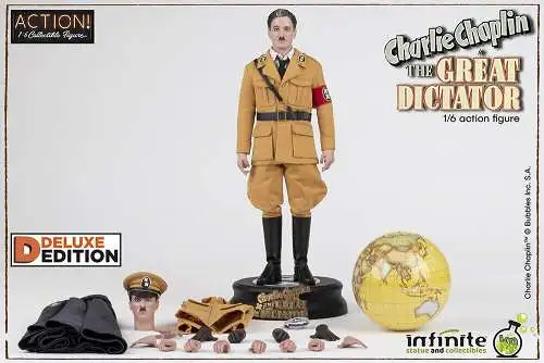 Charlie Chaplin GREAT DICTATOR DLX  28 cm  1/6  RESIN STATUE Infinite Statue LAD