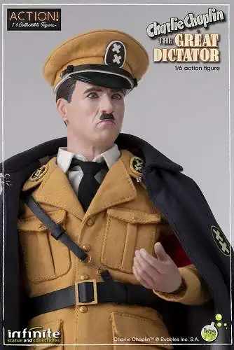 Charlie Chaplin GREAT DICTATOR DLX  28 cm  1/6  RESIN STATUE Infinite Statue LAD