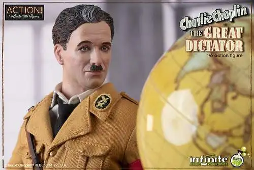 Charlie Chaplin GREAT DICTATOR DLX  28 cm  1/6  RESIN STATUE Infinite Statue LAD