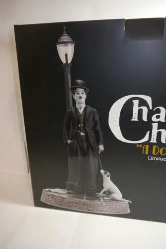 Charlie Chaplin A Dog´s Life Old &RARE  40cm  RESIN STATUE Infinite Statue   LAD