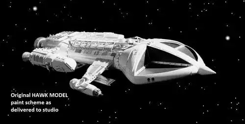 SPACE 1999 WARGAMES WHITE HAWK SPEC EDIT Infinite ca.21cm  LAD
