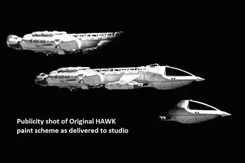 SPACE 1999 WARGAMES WHITE HAWK SPEC EDIT Infinite ca.21cm  LAD