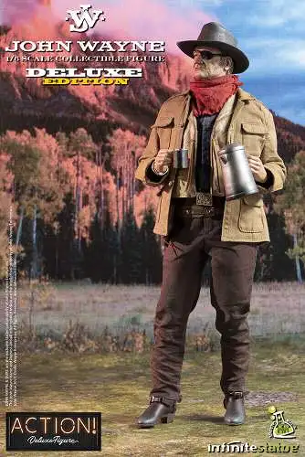 JOHN WAYNE 1/6 DELUXE ACTION FIGURE  Infinite Statue ca. 31cm   LAD