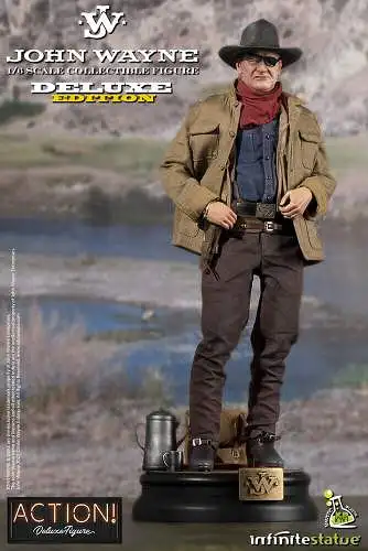 JOHN WAYNE 1/6 DELUXE ACTION FIGURE  Infinite Statue ca. 31cm   LAD