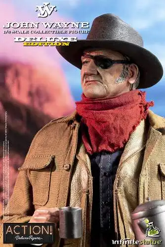 JOHN WAYNE 1/6 DELUXE ACTION FIGURE  Infinite Statue ca. 31cm   LAD