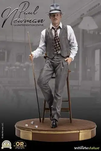 PAUL NEWMAN OLD&RARE ca. 33cm  1/6 RESIN STATUE Infinite Statue   LAD