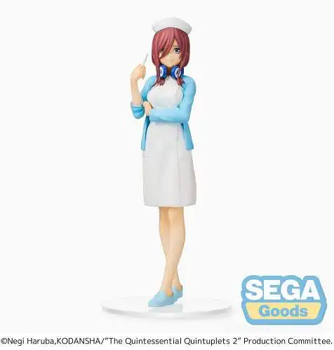 sega Quintessential Quintuplets 2 SPM Miku Nakano Nurse Ver. 21 cm OBK