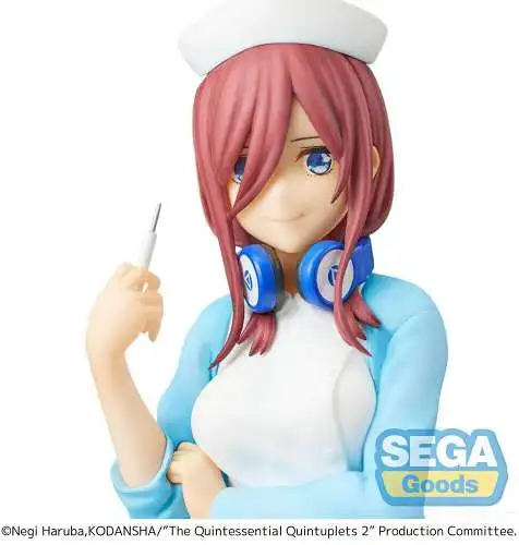 sega Quintessential Quintuplets 2 SPM Miku Nakano Nurse Ver. 21 cm OBK