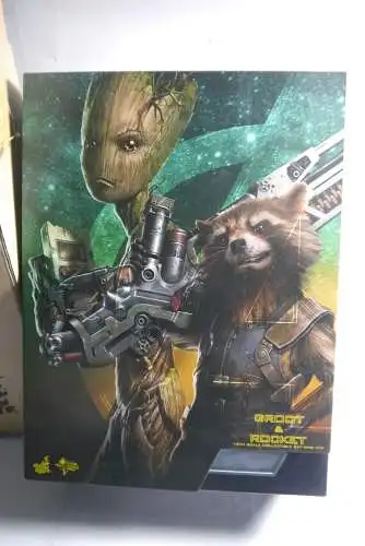 Hot Toys  MMS476  Avangers Groot & Rocket Raccoon 1/6  F30